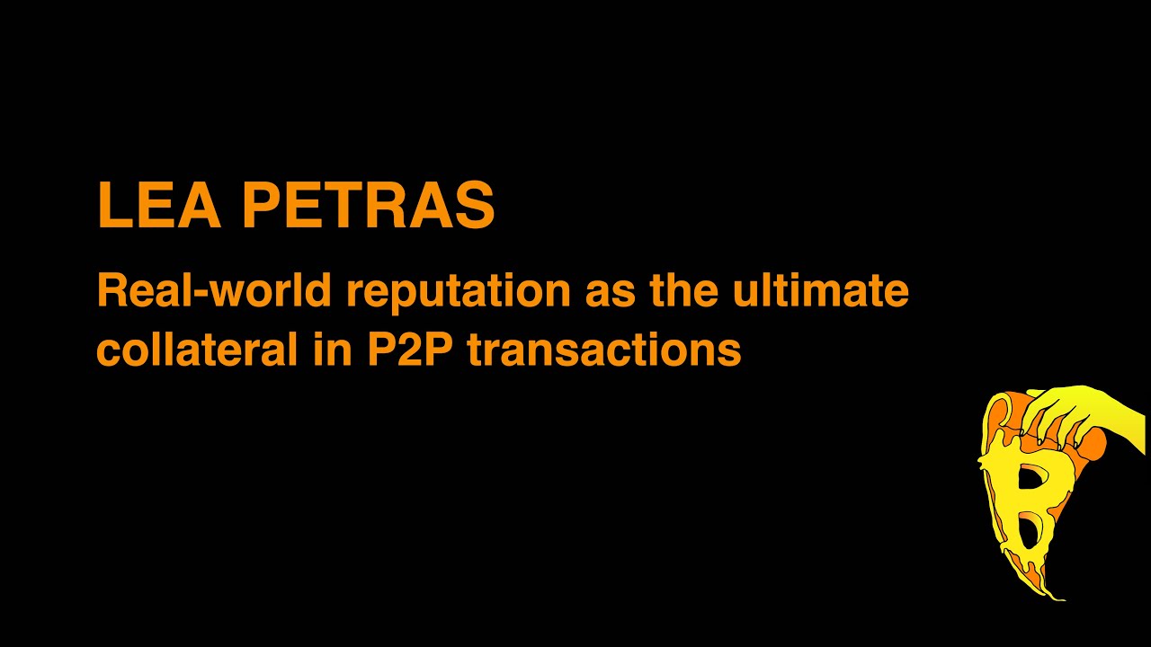 Real-world reputation as the ultimate collateral in P2P txs