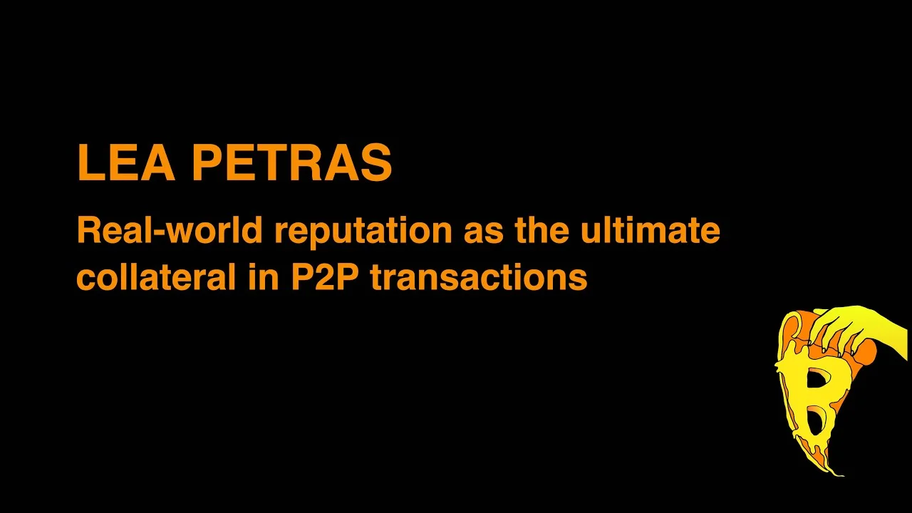 Real-world reputation as the ultimate collateral in P2P txs