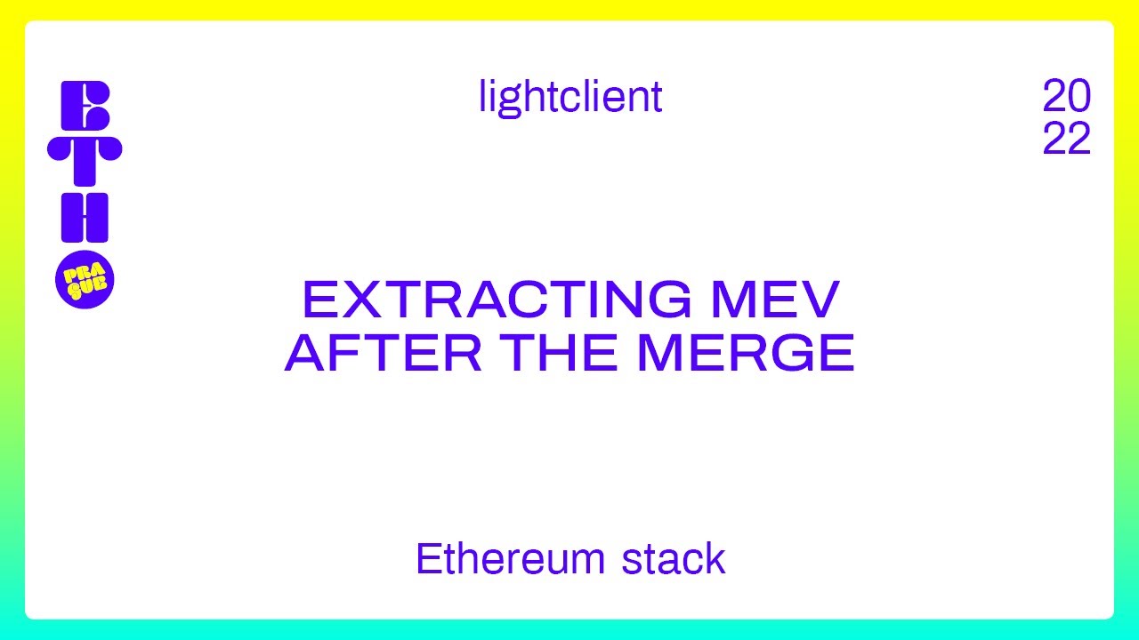 Extracting MEV After the Merge