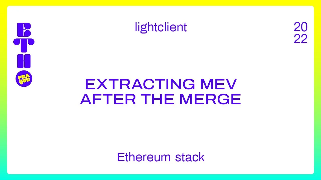 Extracting MEV After the Merge