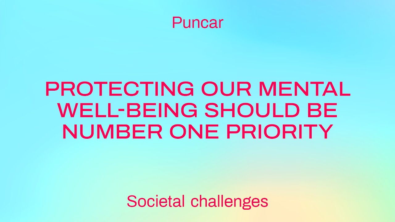 Protecting our mental well-being should be number one priority