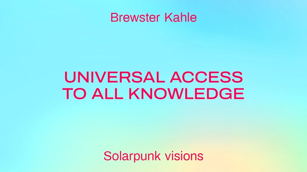 Universal Access to All Knowledge