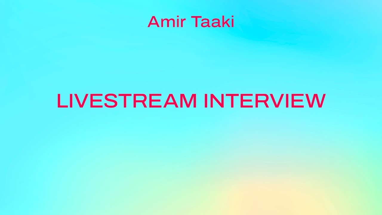 Livestream Interview with Amir Taaki