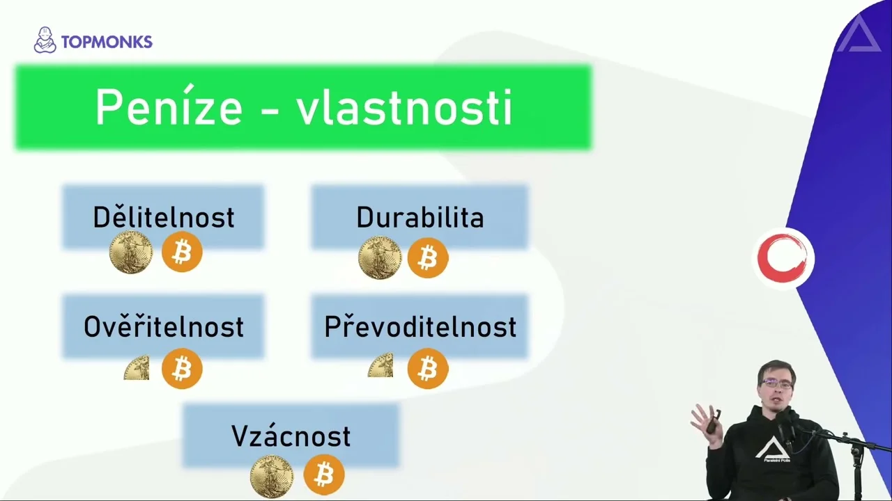 Bitcoin: Nestátní peníze (11) – Bitcoin vs. zlato