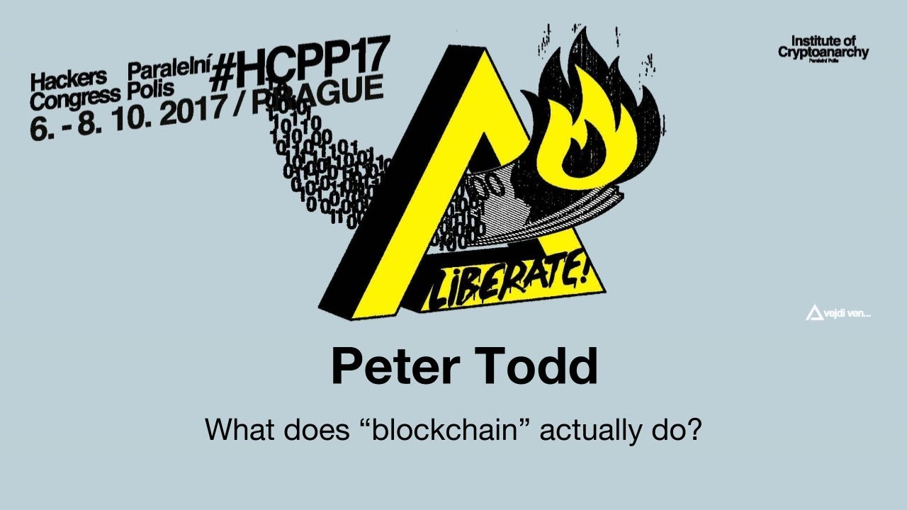 What Does "blockchain" Actually Do?