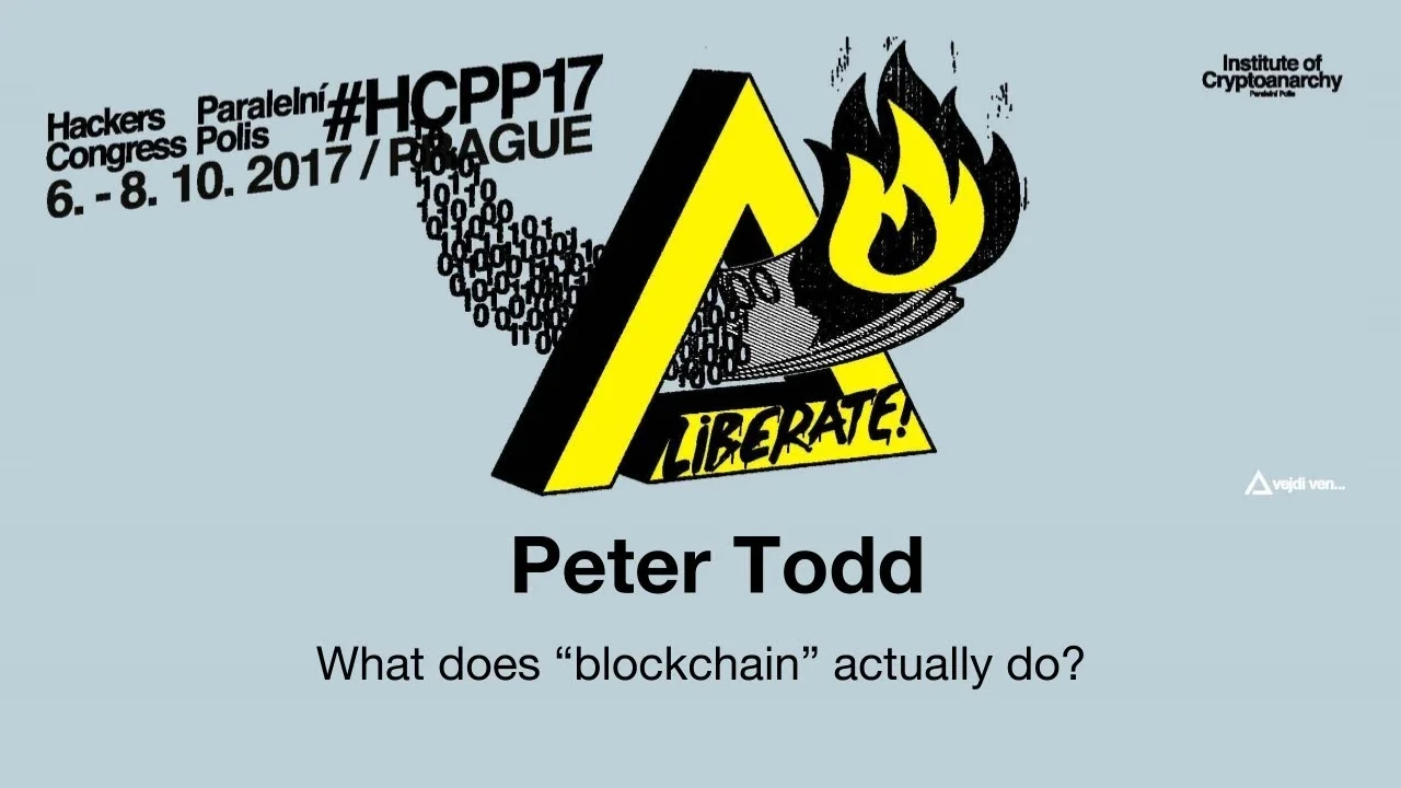 What Does "blockchain" Actually Do?