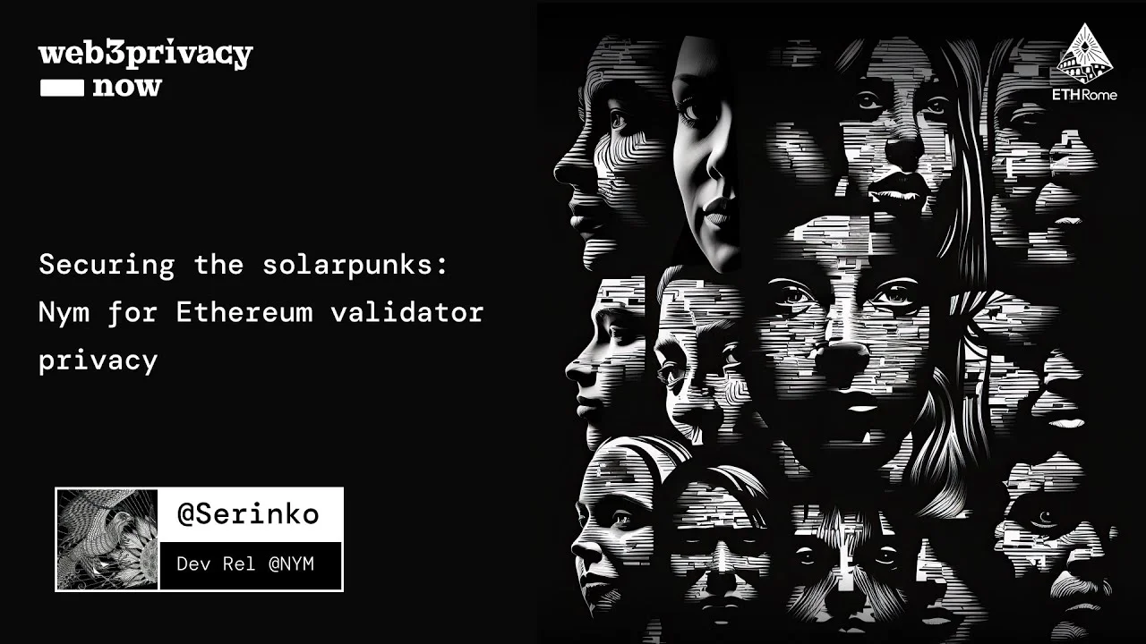 Securing the Solarpunks: Nym for Ethereum Validator Privacy