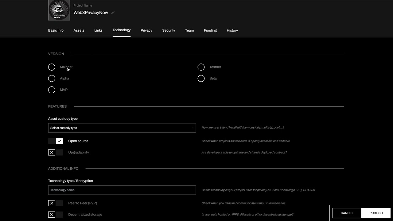 Edit your project on Explorer
