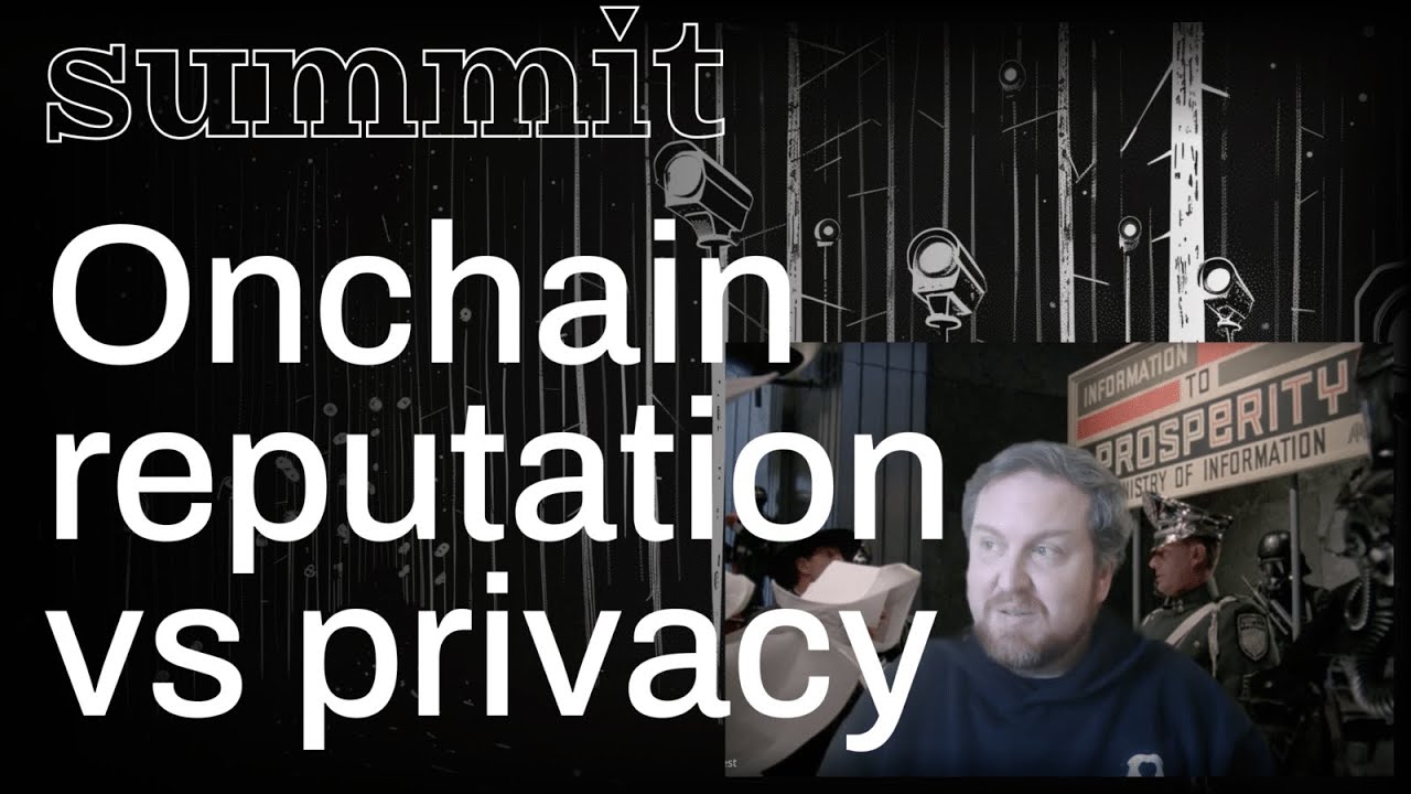 On-chain reputation vs privacy