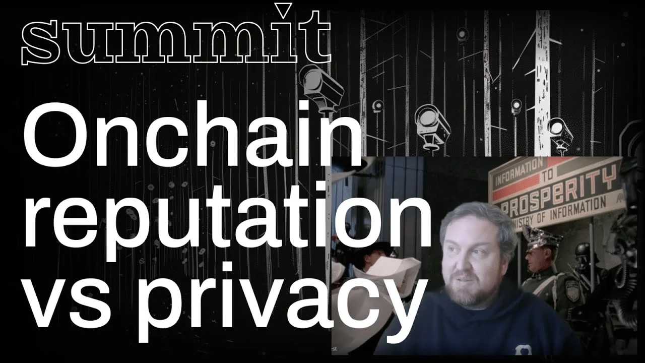 On-chain reputation vs privacy
