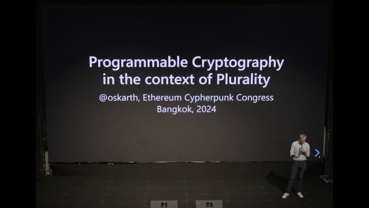 Programmable Cryptography in the context of Plurality